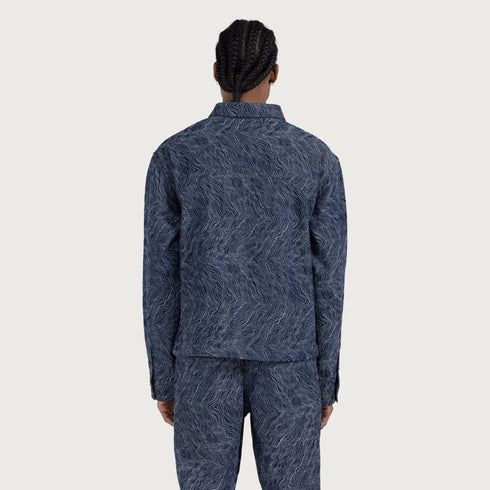 HONOR THE GIFT Indigo Cover Shirt Mens Apparel