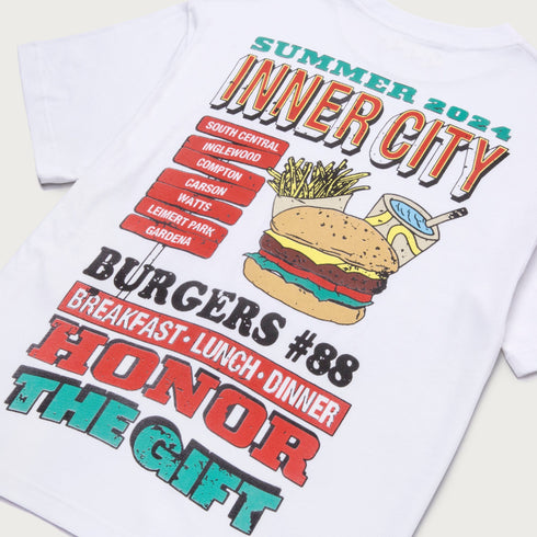 HONOR THE GIFT Burgers Ss Tee Mens Apparel