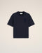 AMI PARIS Navy Cotton Ami de Coeur Patch T-Shirt Mens Apparel