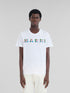 MARNI T-Shirt With Gingham Marni Logo Mens Apparel