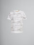 MARNI White organic cotton T-shirt with Marni Scribble motif Mens Apparel
