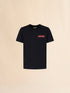 MARNI Black cotton crew neck T-shirt with Marni label Mens Apparel