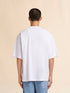MARNI White cotton T-shirt with Marni Beach postcard print Men's Apparel