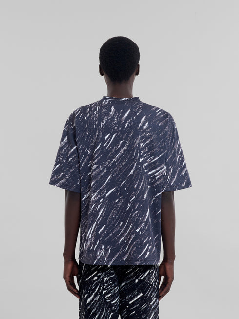 MARNI Scribble Logo Organic Jersey Mens Apparel