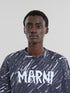 MARNI Scribble Logo Organic Jersey Mens Apparel