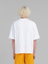 MARNI Bio Cotton T-shirt with Marni dripping print Mens Apparel