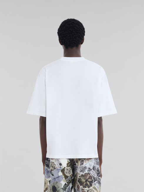 MARNI T-Shirt With Flower Prints Mens Apparel