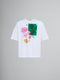 MARNI T-Shirt With Flower Prints Mens Apparel
