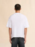 MARNI White cotton T-shirt with flocked Marni Animal Alphabet logo Men's Apparel