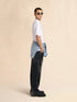 MARNI White cotton T-shirt with flocked Marni Animal Alphabet logo Men's Apparel