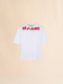 MARNI White cotton T-shirt with Marni Monolith print Mens Apparel