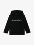 GIVENCHY hooded sweatshirt in partly destroyed fleece Kids Apparel