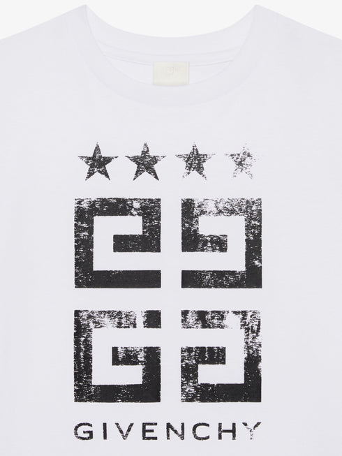 GIVENCHY 4G Stars t-shirt in cotton Kids Apparel