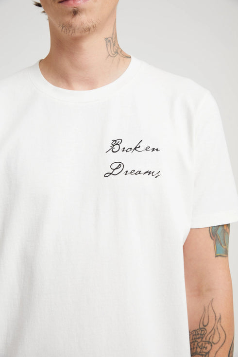 RTA Liam White Collegiate Broken Dreams Mens Apparel