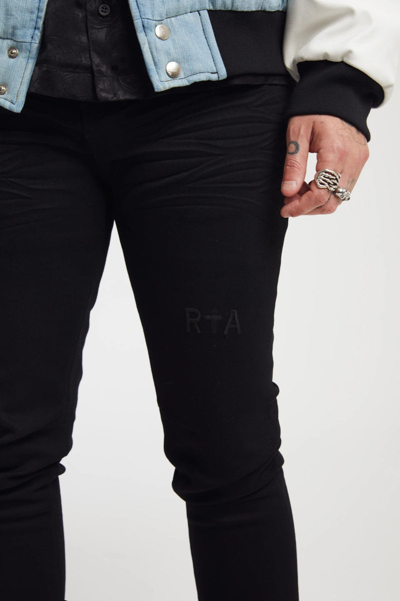 RTA Bryant Black Logo Mens Apparel – ASPHALT