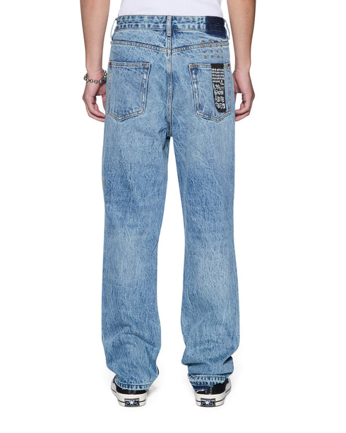 KSUBI Anti K Public Blue Trashed 1999 Men's Apparel