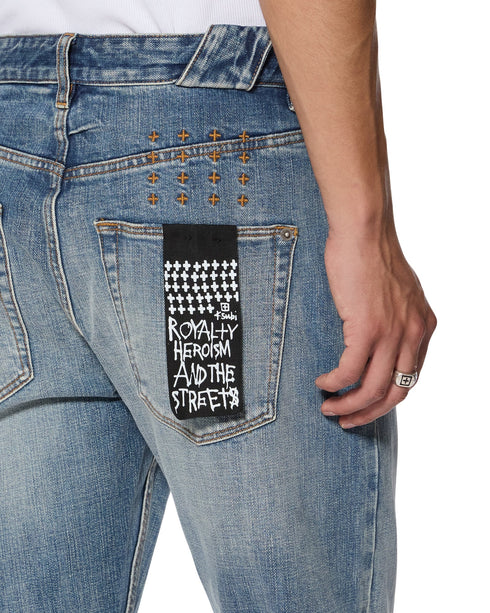 KSUBI Chitch Selvedge Blue Moon Mens Apparel