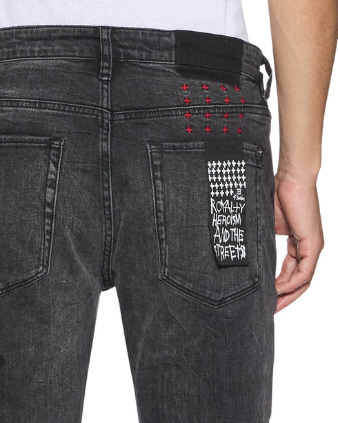 KSUBI Van Winkle Blakk Metal Paise Mens Apparel