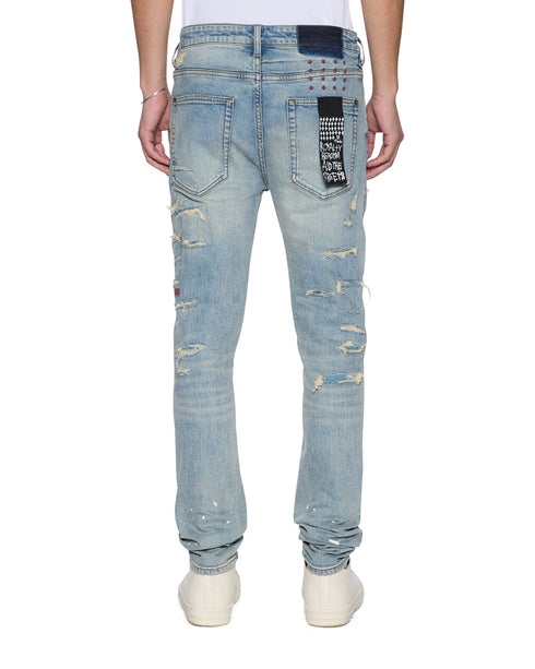 KSUBI Van Winkle Scatter Blue Men's Apparel