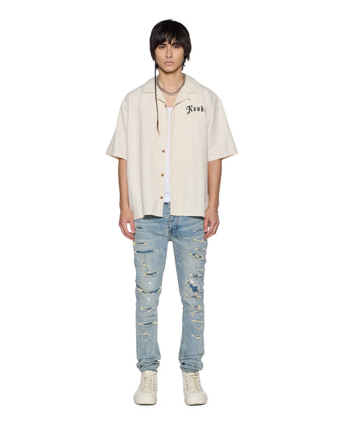 KSUBI Van Winkle Scatter Blue Men's Apparel