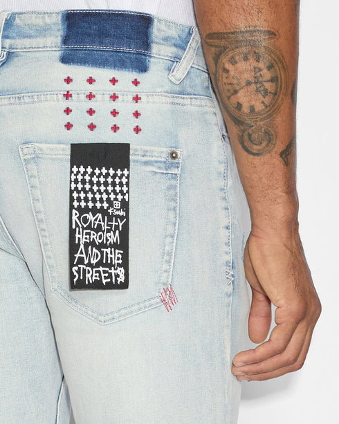 KSUBI Van Winkle Blue Ice Mens Apparel