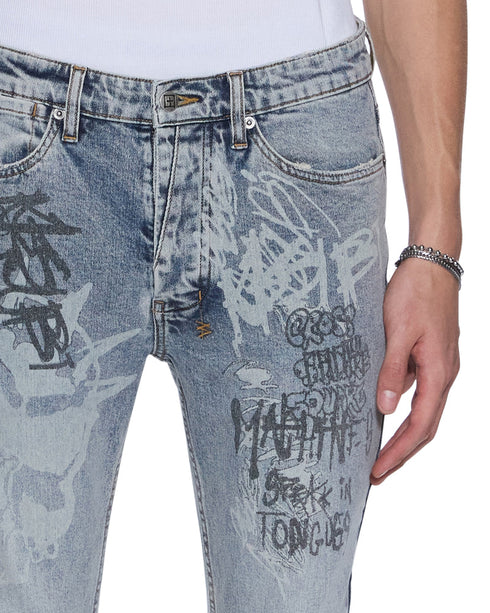 KSUBI Van Winkle Rogue Blue Gradditi Men's Apparel