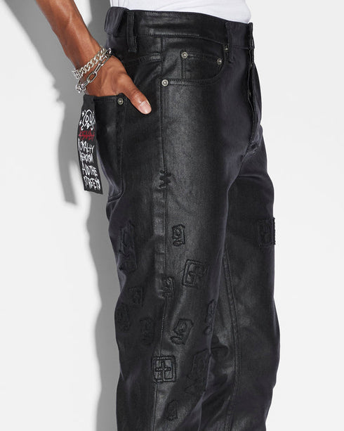 KSUBI Chitch 999 Black Wax Mens Apparel