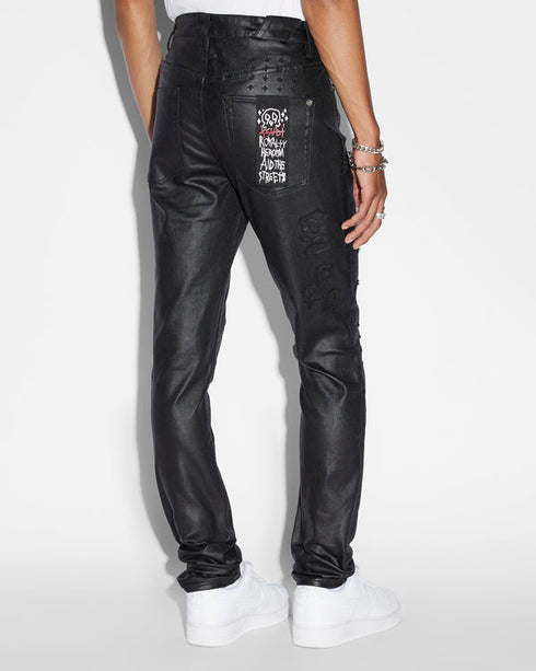 KSUBI Chitch 999 Black Wax Mens Apparel