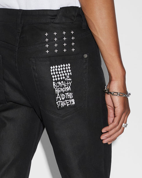 KSUBI Chitch Waxed Silver Mens Apparel