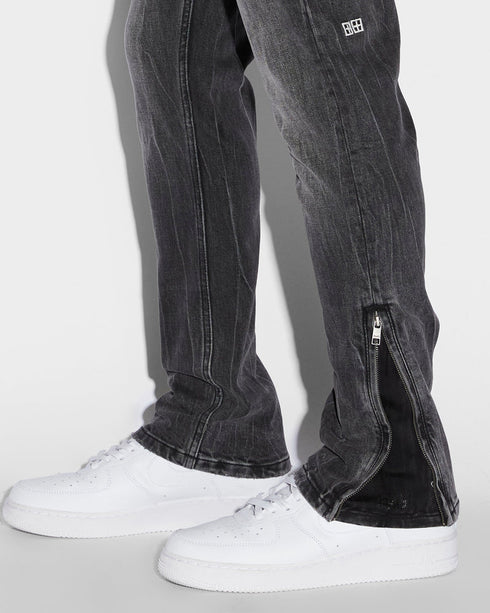 KSUBI Van Winkle Zipped Black Mens Apparel