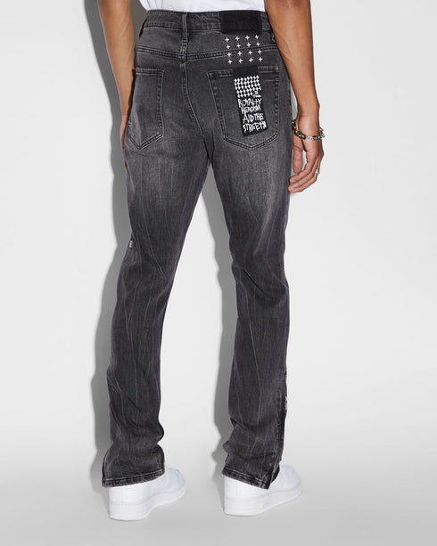 KSUBI Van Winkle Zipped Black Mens Apparel