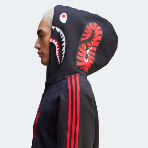ADIDAS X BAPRE Shark Fz Hoodie Mens Apprel