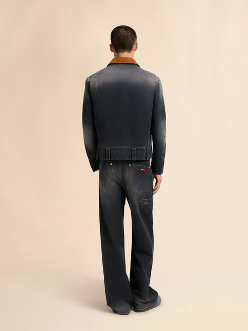 MARNI Canvas Jacket With Contrast Collar Men's Apparel