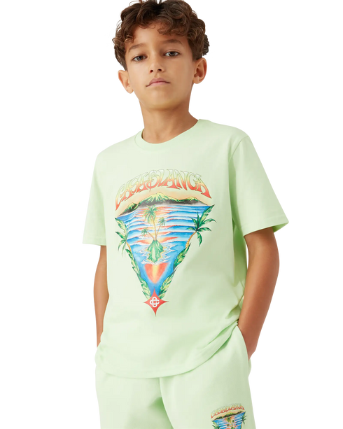 CASABLANCA Innocence Triangle Shorts Kid's Apparel