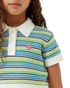 CASABLANCA Girls Stripe Crochet Top Kid's Apparel