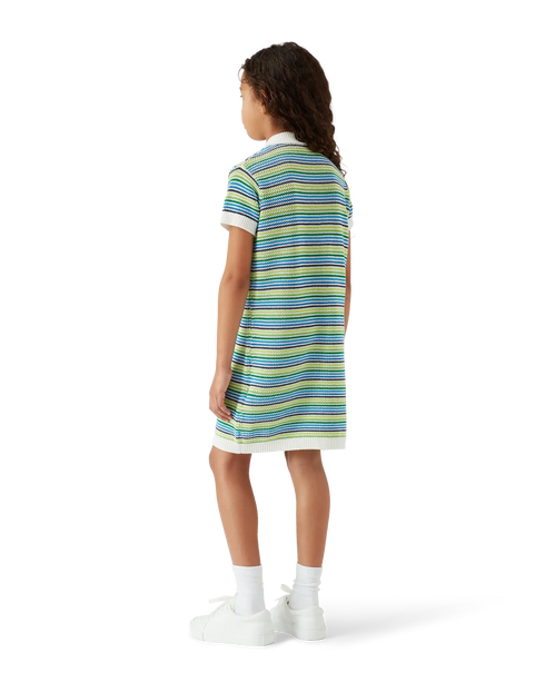 CASABLANCA Girls Stripe Stripe Dress Kid's Apparel