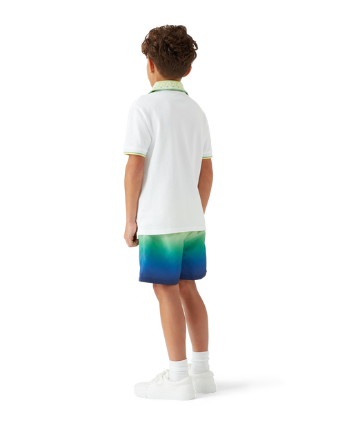 CASABLANCA Boys Grandient Print Swim Short Kid's Apparel
