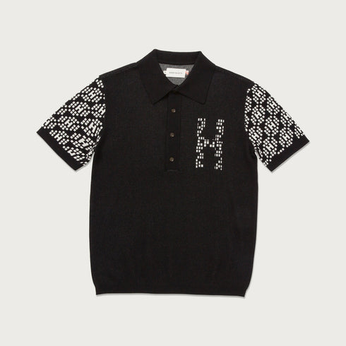 HONOR THE GIFT Knit H Pattern Polo Mens Apparel