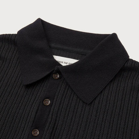 HONOR THE GIFT Knit Polo Shirt Mens Apparel