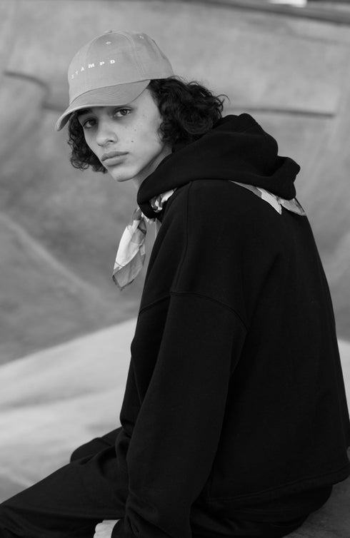 STAMPD Camo Patchwork Bandana Hoodie Mens Appare