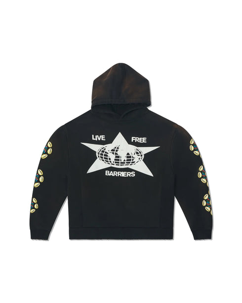 BARRIERS Cowrie Shell Hoodie Mens Apparel