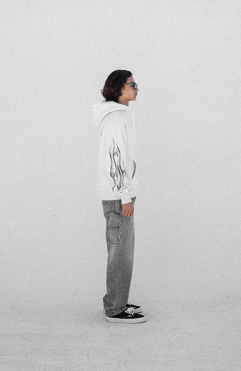 STAMPD Chrome Flame Zip Hoodie Mens Apparel