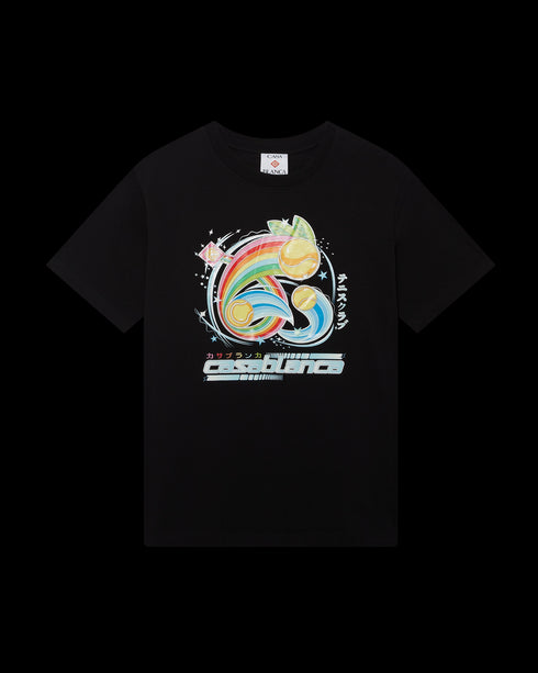 CASABLANCA Manga Tennis Ball Short Sleeve T-Shirt Mens Apparel