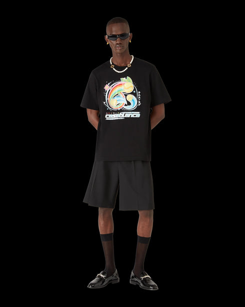 CASABLANCA Manga Tennis Ball Short Sleeve T-Shirt Mens Apparel