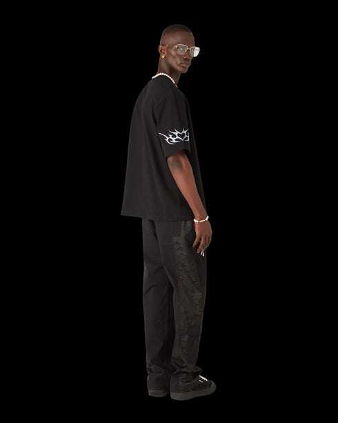 CASABLANCA Blades Oversized Short Sleeve T-Shirt Mens Apparel