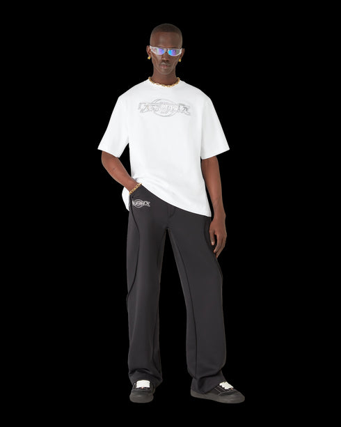 CASABLANCA Chrome Oversized Short Sleeve T-Shirt Mens Apparel