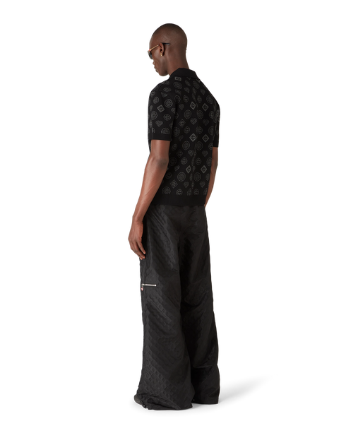 CASABLANCA Monogram Jacquard Polo Men's Apparel