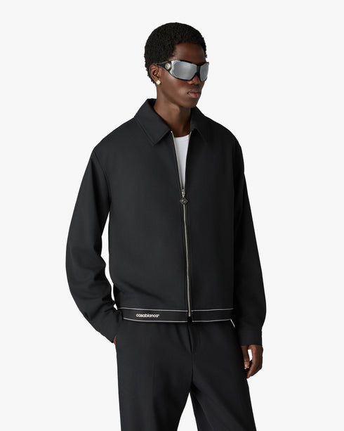 CASABLANCA Black Tailored Sports Jacket Men's Apparel