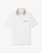 CASABLANCA White Laurel Pique Short Sleeve Polo Shirt Men's Apparel