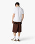 CASABLANCA White Laurel Pique Short Sleeve Polo Shirt Men's Apparel